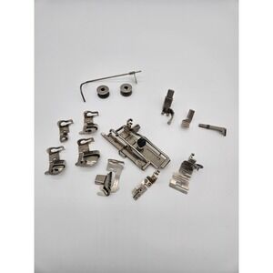 Vintage Sewing Machine Attachments 8-Greist And Other Unmarked READ